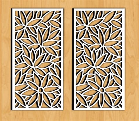 design pattern screen panel  model vector files