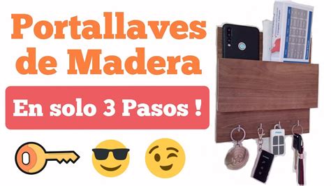 Como Hacer Un PORTA LLAVES De MADERA PORTA LLAVES CASERO YouTube