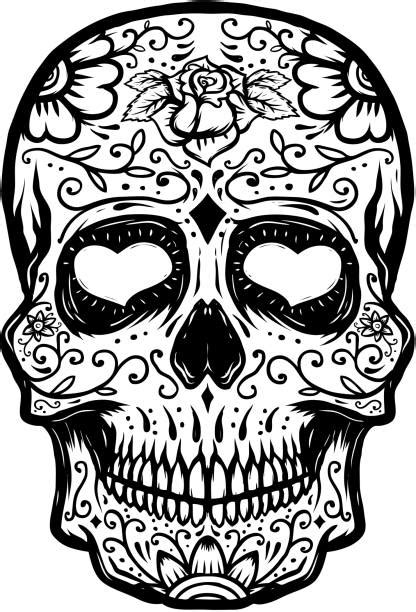 Royalty Free Sugar Skull Clip Art Vector Images And Illustrations Istock