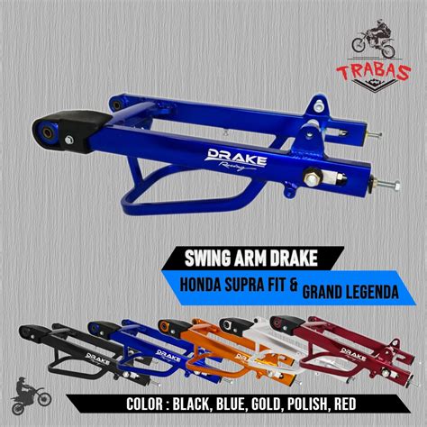 Jual SWINGARM DRAKE HONDA SUPRA FIT LENGAN AYUN SWING ARM AREM GRAND