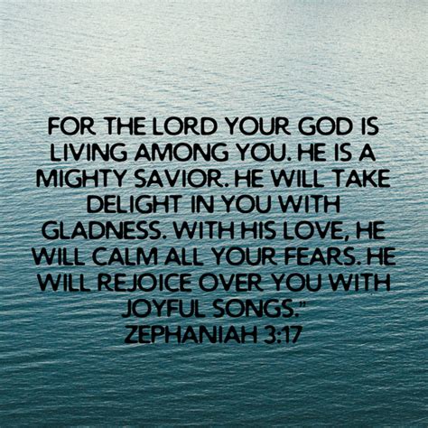 Zephaniah For The Lord Your God Is Living Among You He Is A Mighty