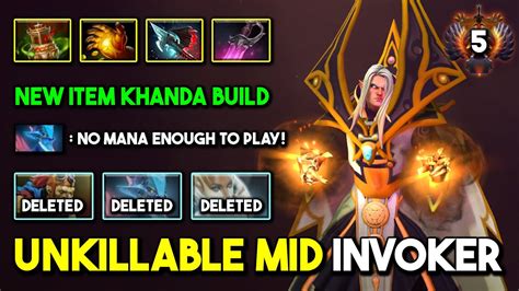 UNKILLABLE FAST HAND COMBO MID Invoker With New Khanda Item Build 100