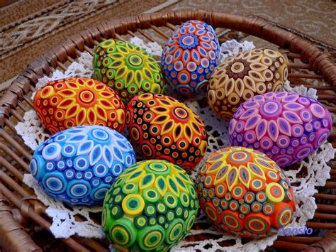 Pisanki Polish Easter Eggs Made In Quilling Lamus Dworski