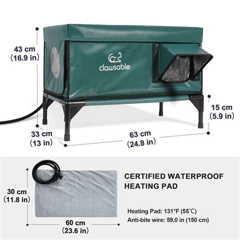 clawsable heated cat house 4