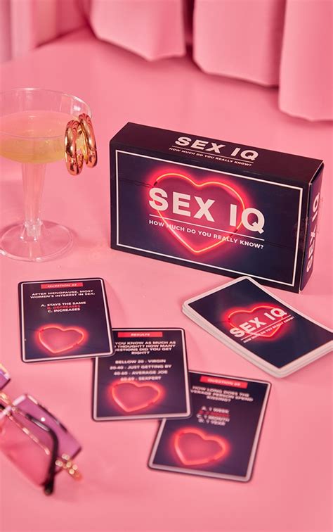 Sex Iq Trivia Cards Accessories Prettylittlething