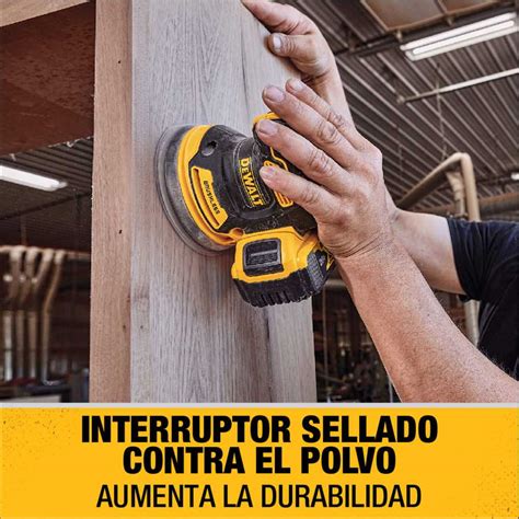 Lijadora Roto Orbital Inalámbrica 20V 125mm Sin batería DeWalt DCW210B