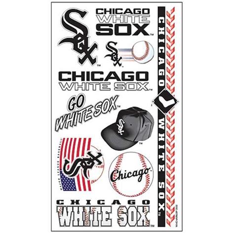 Chicago White Sox Temporary Tattoo Collection Sock Tattoo Chicago