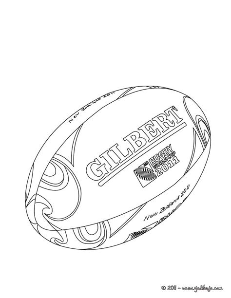 Pelota De Rugby Para Colorear Imagui