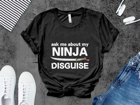 Ask Me About My Ninja Disguise Png Svg Graphic By Wyldtribe · Creative