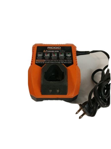 Ridgid 12v Lithium Ion 12 Volt Battery Charger For Sale Online Ebay