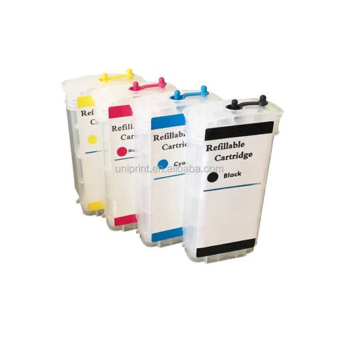 130ml 4colors For Hp 10 82 Refillable Cartridges With Arc Chip For Hp