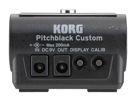 PEDAL AFINADOR KORG P GUITARRA BAIXO PITCHBLACK CUSTOM PB CS BK