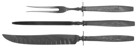 Will O Wisp Stainless Small Steak 3 Piece Carving Set W Stainless