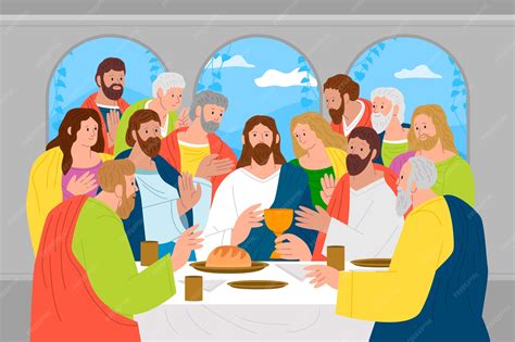 premium vector flat easter  supper illustration