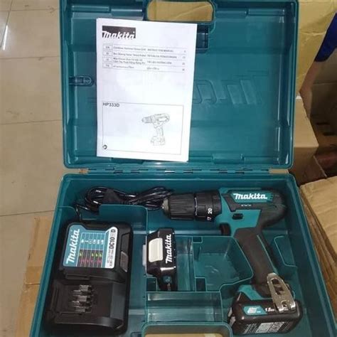 Jual Mesin Bor Tembok Baterai Cordless Hammer Impact Drill Makita Hp