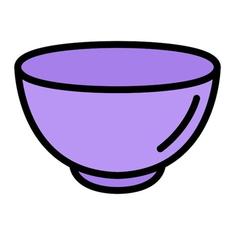 Premium Vector Bowl Vector Icon Design Illustration