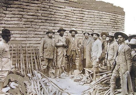 Pancho Villa With Members Of His Army And Mutual Film Corporation 1914 2013 Photograph By David