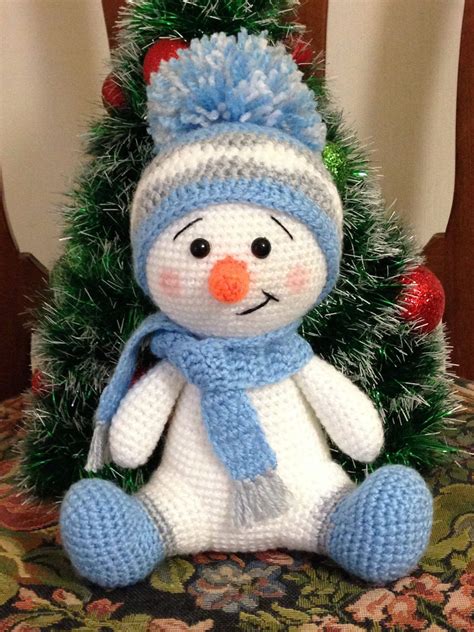 Snowman Crochet Pattern Ck Crafts Crochet Snowman Christmas