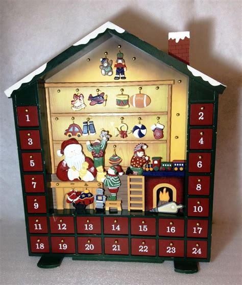 24 Kirkland Wood Santas Workshop Advent Calendar Ornaments Christmas