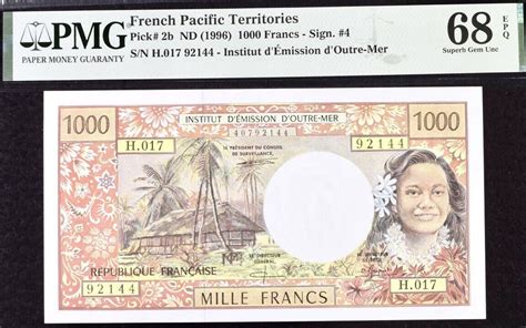 French Pacific Territories Banknotes And Collectible Paper Money