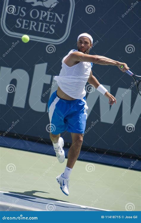 James Blake at the Los Angeles Open Tennis Tournam Editorial Image ...