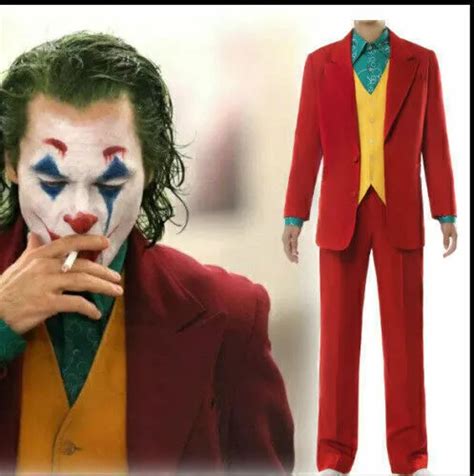 Joker Cosplay Arthur Fleck Joaquin Phoenix Costume Suit Coat Pants