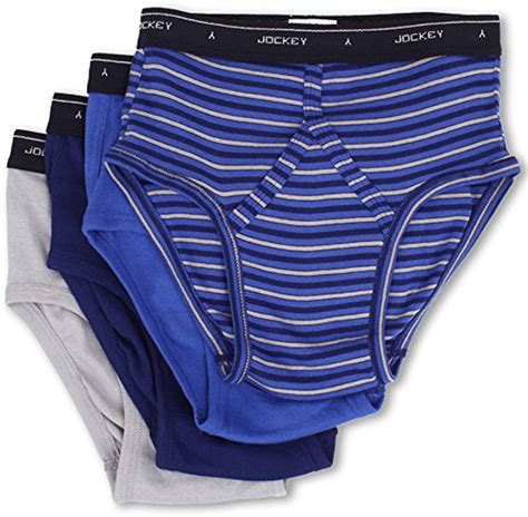 Jockey Jockey Men S Cotton Low Rise Brief 4 Pack Walmart