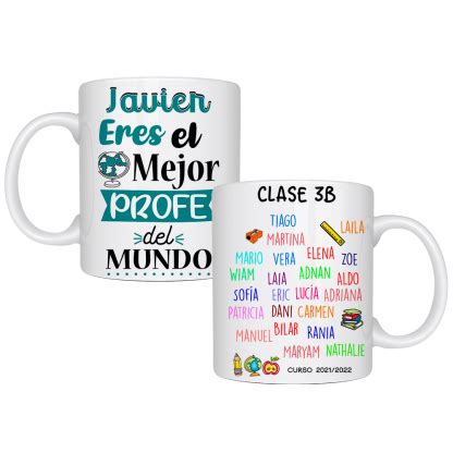 Taza Personalizada Esta Taza Pertenece Al Mejor Profesor Del Mundo