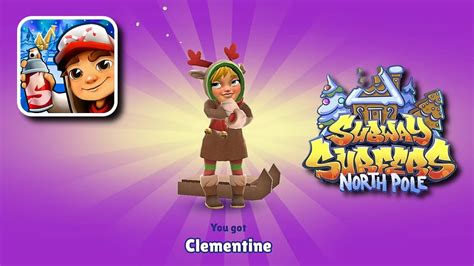 SUBWAY SURFERS SEASON HUNT REWARD CLEMENTINE NORTH POLE 2021 YouTube