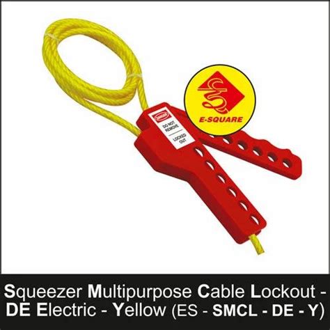 red nylon squeezer multi purpose cable lockout de electric