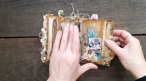 Small Grungy Scrap Junk Journal Sold Thank You Youtube