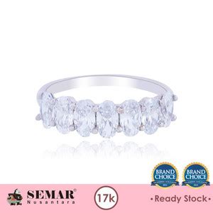 Promo Cincin Emas Savera White Gold 17K Semar Nusantara Cicil 0 3x