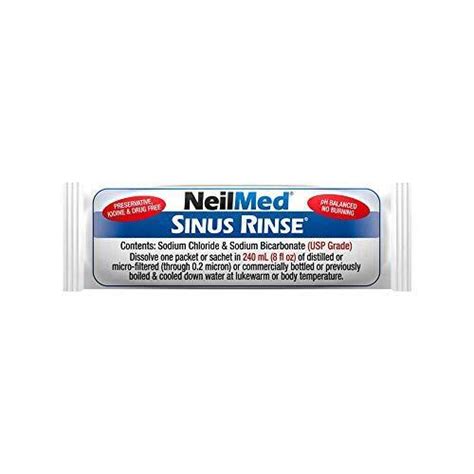 Neilmed Sinus Rinse A Complete Sinus Nasal Rinse Kit Count Pack