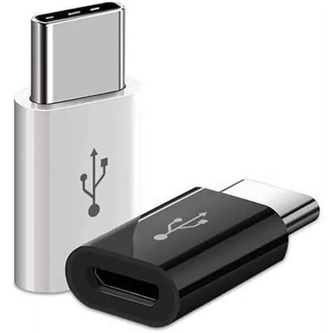 Adaptateur Micro Usb Femelle Vers Usb Type C M Le Support Otg Pack