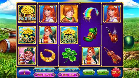 Online slot machine – “Leprechaun” on Behance