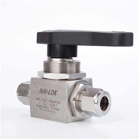 Nai Lok Instrument Valve High Pressure Stainless Steel Ss Psi