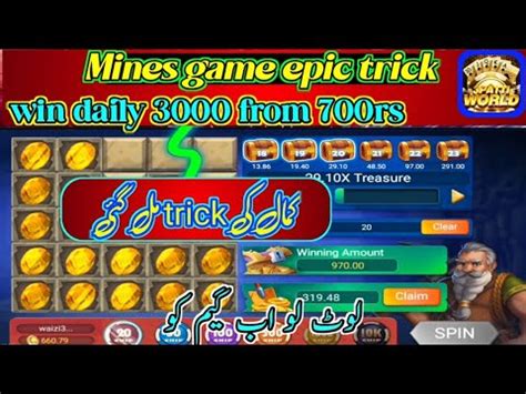 Mines Game Big Win Today 3000 Win From 700rs Mines Game Epic Trick