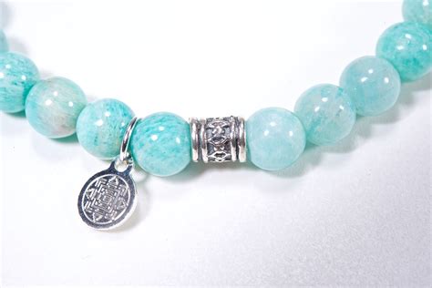 Aqua Amazonite Charm Bracelet Kala