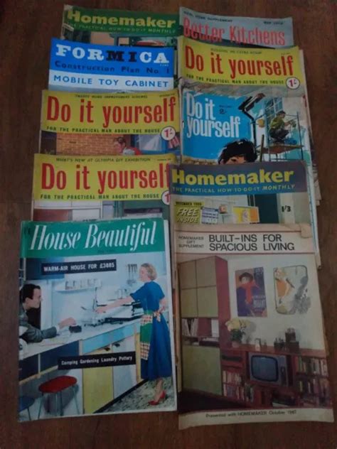 Vintage Bundle Diyhome Magazinesbrochures 1950s1960s Inc Barry Bucknell On £999 Picclick Uk