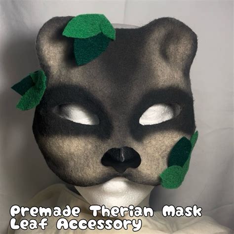 Therian Raccoon Mask Etsy