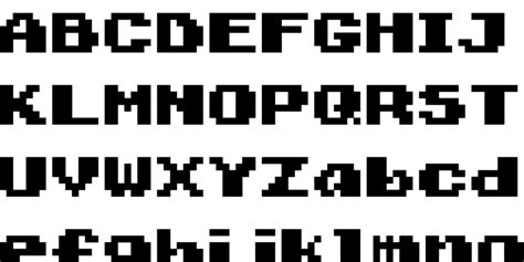 Super Mario Bros 3 Nes Fontstruct