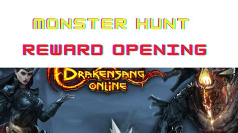 Drakensang Online Monster Hunt Reward Opening Youtube