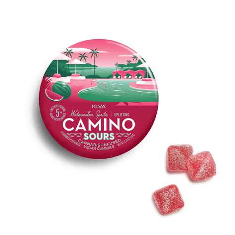 Uplifting Watermelon Spritz 20pk 100mg THC Camino Sour