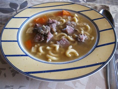 Rindfleischsuppe Mit Nudeln Von Mafiaschlumpfine Chefkoch