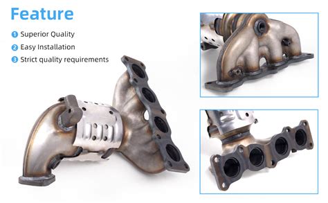 Amazon Aumzong Front Manifold Catalytic Converter