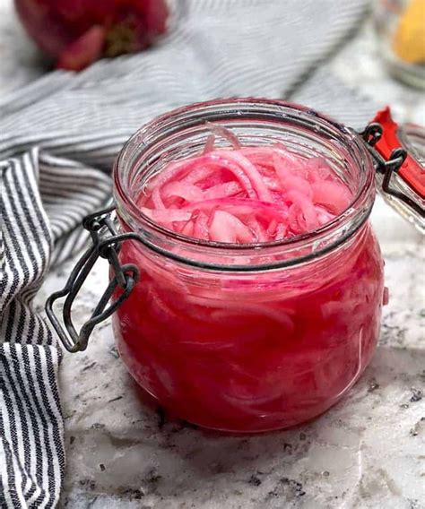 Quick Pickled Red Onions Punchfork