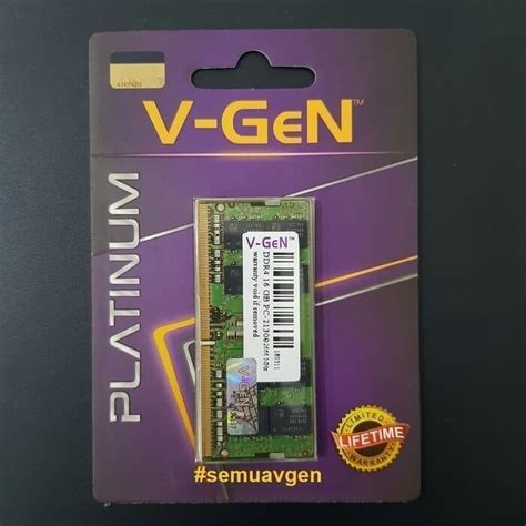 Jual V Gen Sodimm Ddr Gb Gb Gb Pc Mhz Platinum I Vgen