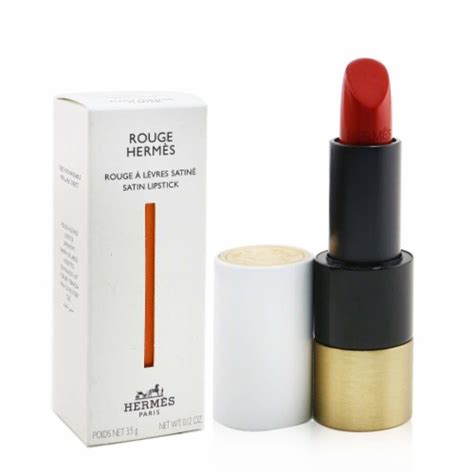 Hermes Rouge Hermes Satin Lipstick 75 Rouge Amazone Satine 35g0