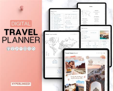 Easy Travel Journal Goodnotes
