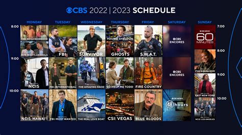 Cbs Releases Its Fall Primetime 2022 2023 Schedule